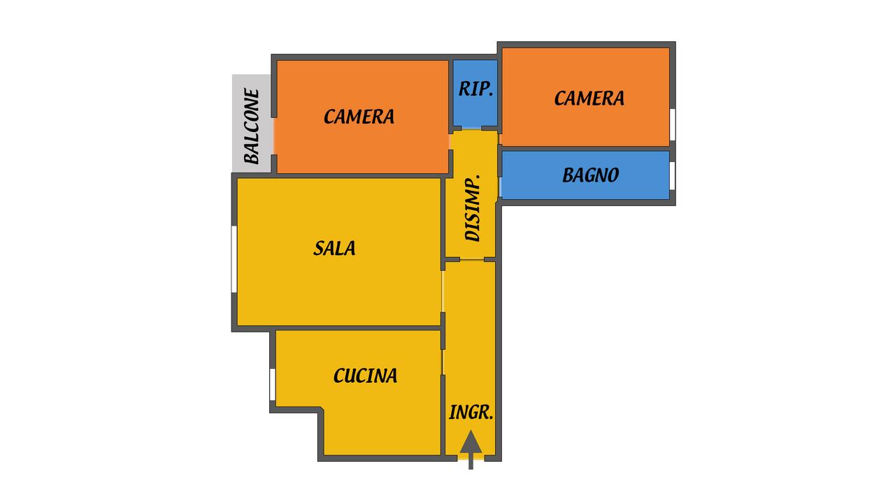 VENDITA QUADRILOCALE BOLOGNA- AD.ZE VIA DELLA PIETRA