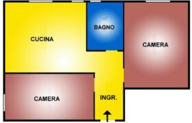 AFFITTO TRILOCALE BOLOGNA ZONA MAZZINI